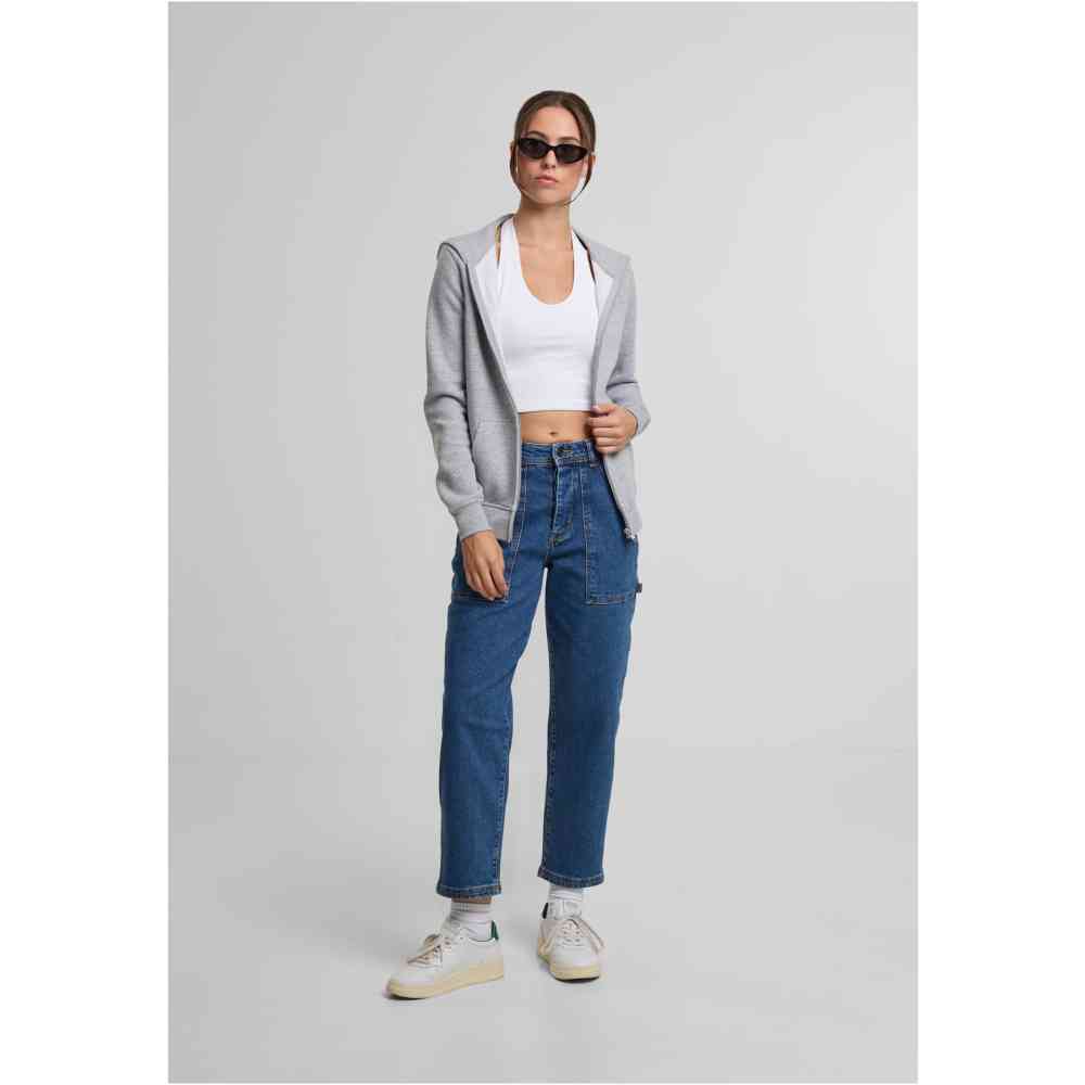 Urban Classics - Basic Essential Vest met capuchon - Grijs